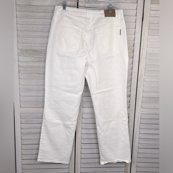 COLDWATER CREEK Stretch Bootcut Jeans White-16P - Picture 3 of 3